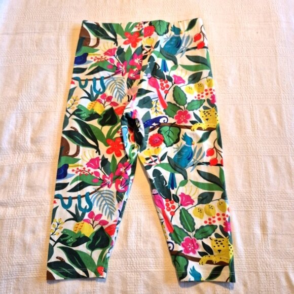 Mini Boden Other - Mini Boden girls size 11-12 years cropped leggings, jungle print, VGUC